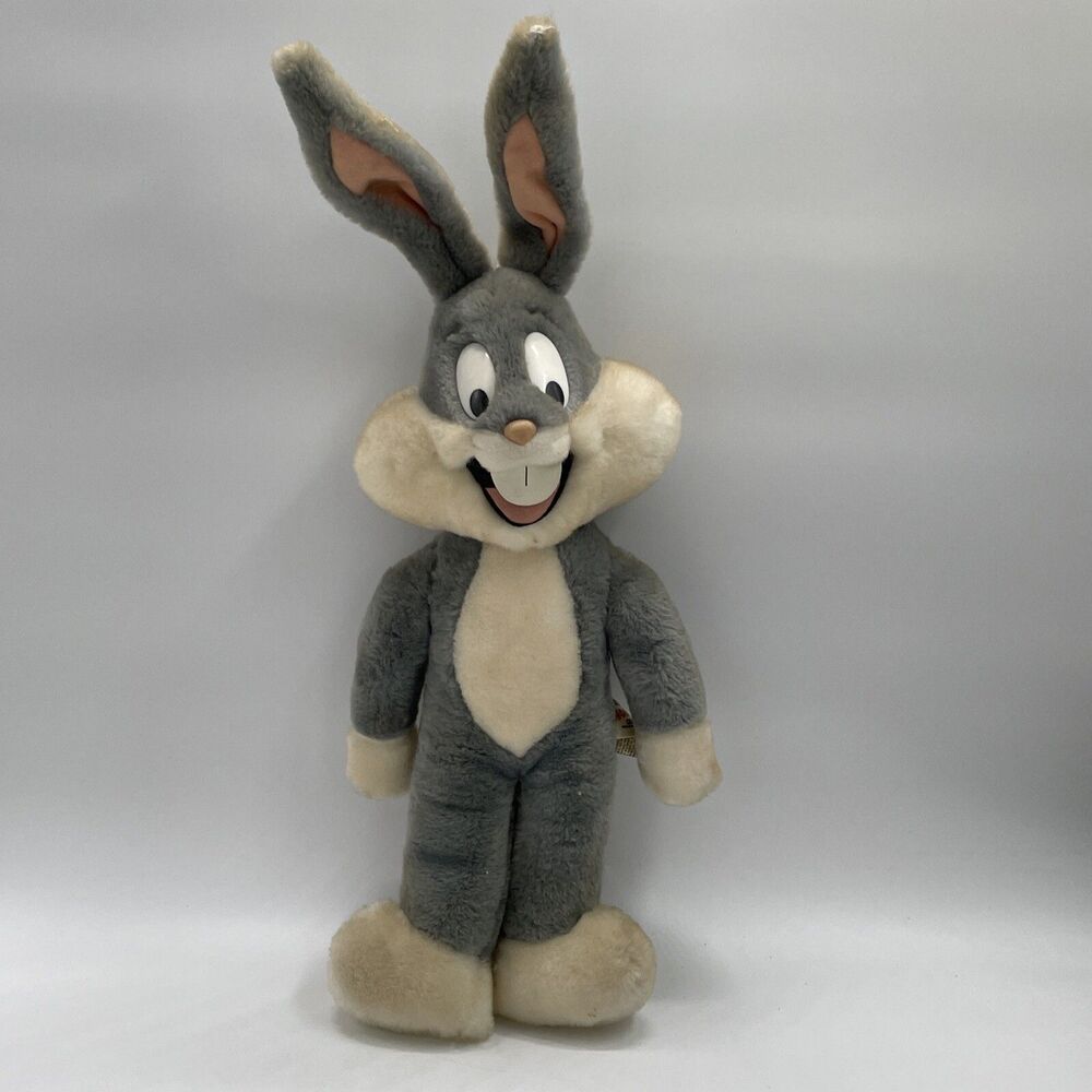 BUGS BUNNY PLUSH # 1656 WARNER BROS 19" Made in Korea VINTAGE 1991 READ